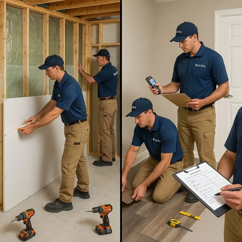 Repairs and Reconstruction process in Lone Oak, TN